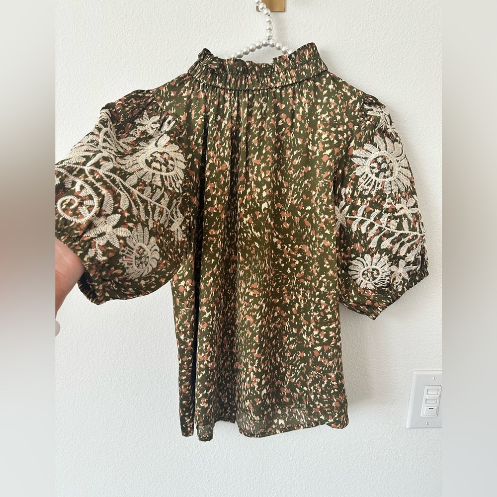 THML embroidered blouse